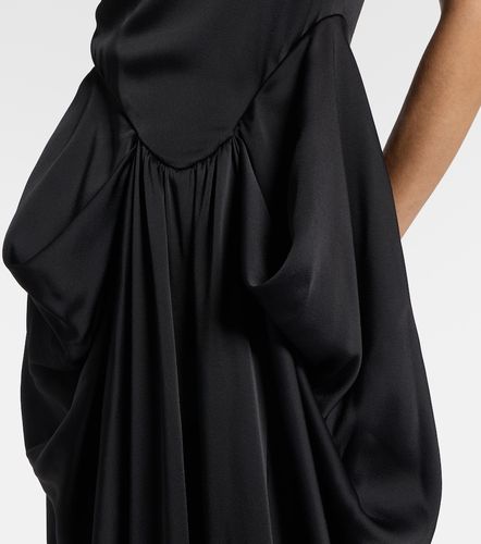 Vestido de fiesta de satén drapeado - Stella McCartney - Modalova