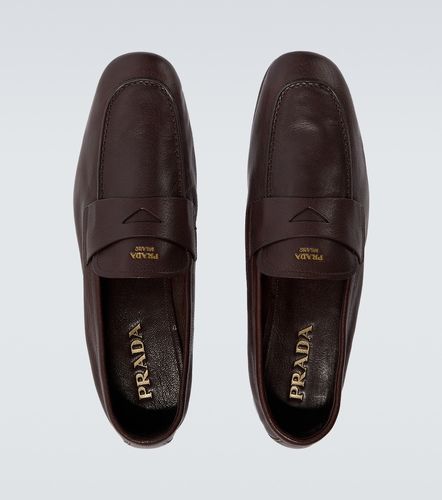 Prada Mocasines de piel con logo - Prada - Modalova