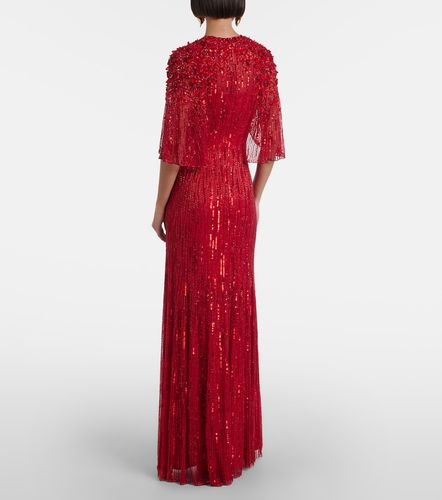 Abito lungo Violetta con decorazioni - Jenny Packham - Modalova