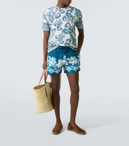 Camiseta de algodón con paisley - Etro - Modalova