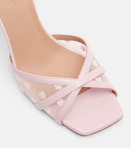 Mules Perla 70 in pelle e mesh - Malone Souliers - Modalova