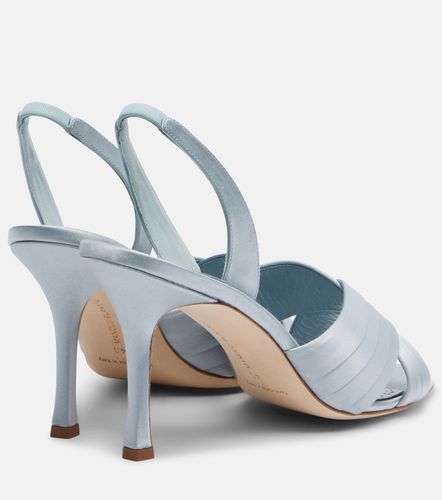 Sandalias Viera 90 de satén - Manolo Blahnik - Modalova