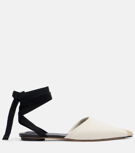 Jacquemus Embroidered canvas flats - Jacquemus - Modalova