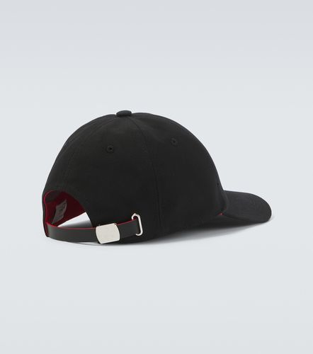 Gorra de lona de algodón con logo - Christian Louboutin - Modalova