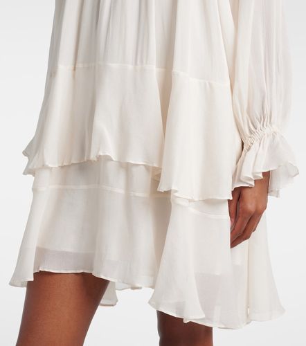 Dina ruffled chiffon minidress - Poupette St Barth - Modalova