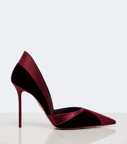 Pumps Shadow aus Samt und Satin - Aquazzura - Modalova