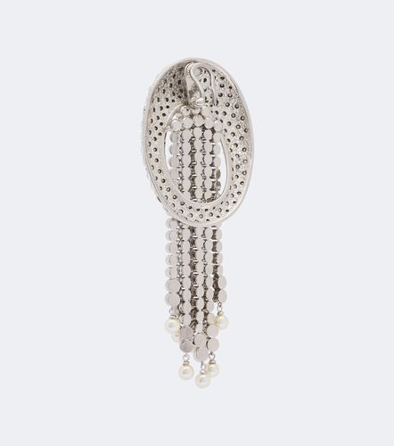 Orecchini a clip con perle bijoux e cristalli - Valentino Garavani - Modalova