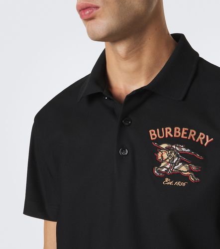 Polo EKD de piqué de algodón - Burberry - Modalova