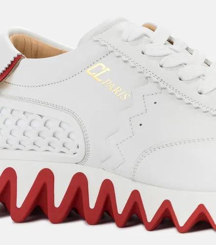 Loubishark leather sneakers - Christian Louboutin - Modalova