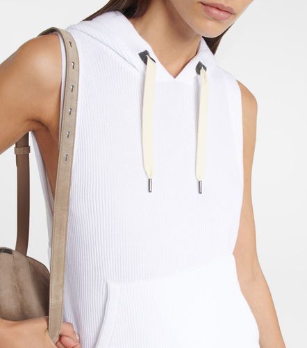 Abito midi in cotone con cappuccio - Brunello Cucinelli - Modalova