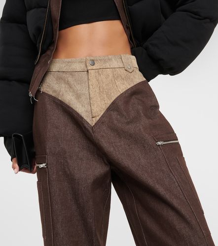 Pantaloni cargo in cotone a gamba larga - Didu - Modalova