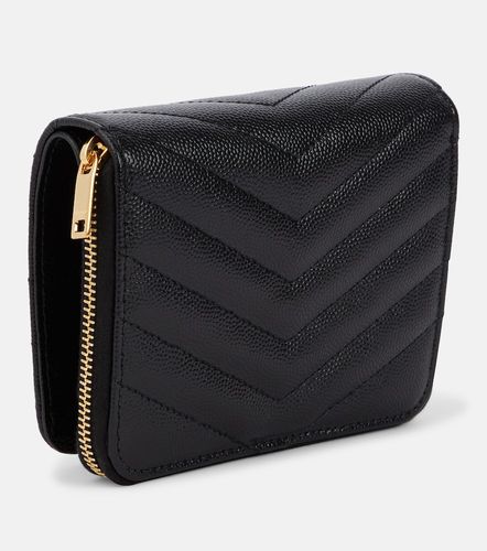 Cassandre matelasse leather wallet - Saint Laurent - Modalova