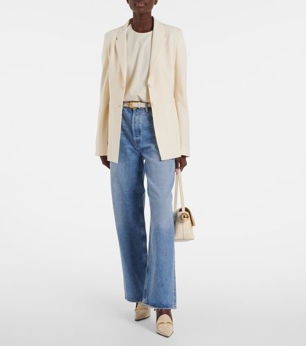 Blazer Bennet de crepé de mezcla de lana - Fforme - Modalova