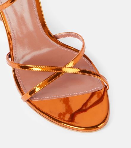 Nina 105 mirrored leather wedge sandals - Paris Texas - Modalova