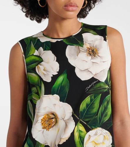 Top en charmeuse de mezcla de seda - Dolce&Gabbana - Modalova
