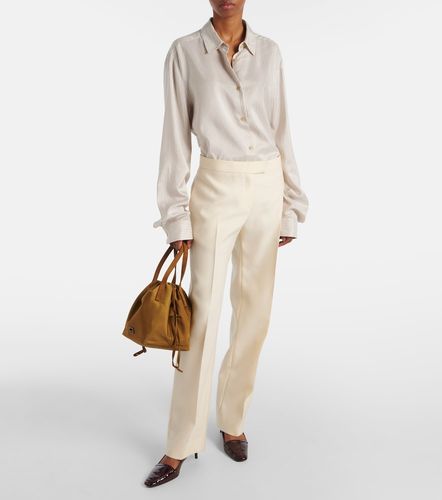 Khaite Camisa Agro de seda a rayas - Khaite - Modalova