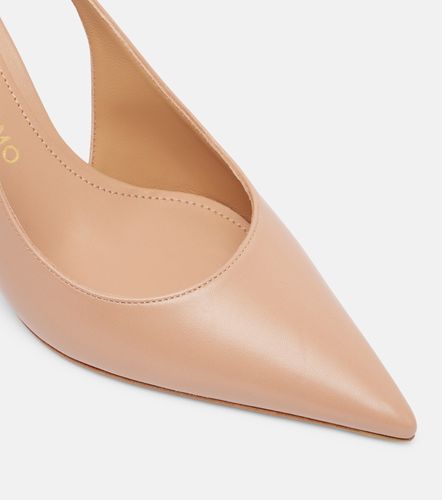 Tally 70 leather slingback pumps - Ferragamo - Modalova