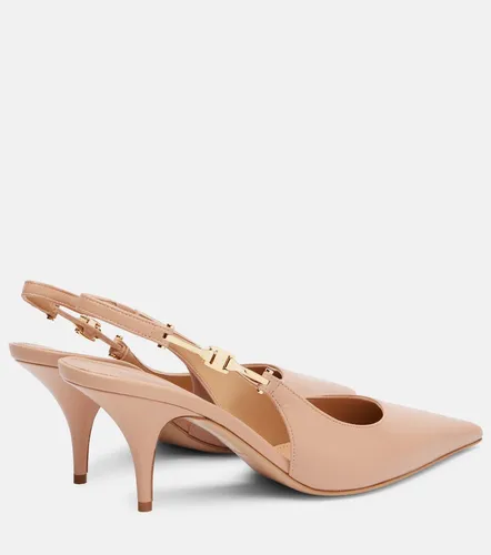 Tally 70 leather slingback pumps - Ferragamo - Modalova