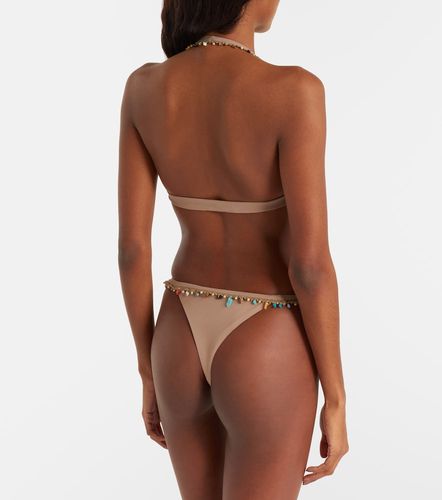 Beach Quartz Minuscule embellished bikini top - Christopher Esber - Modalova