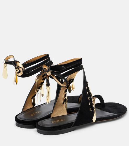 Sandali Dreena in suede con cristalli - Isabel Marant - Modalova