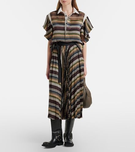Sacai Falda midi a rayas - Sacai - Modalova