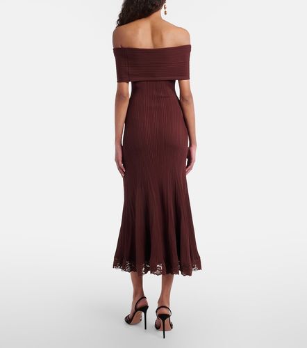 Self-Portrait Midikleid mit Spitze - Self-Portrait - Modalova