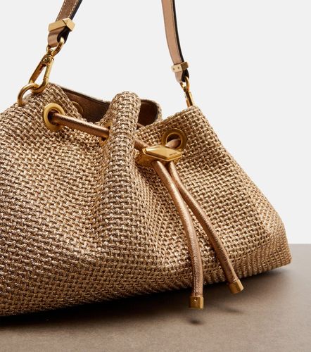 Cinch Small raffia-effect shoulder bag - Jimmy Choo - Modalova