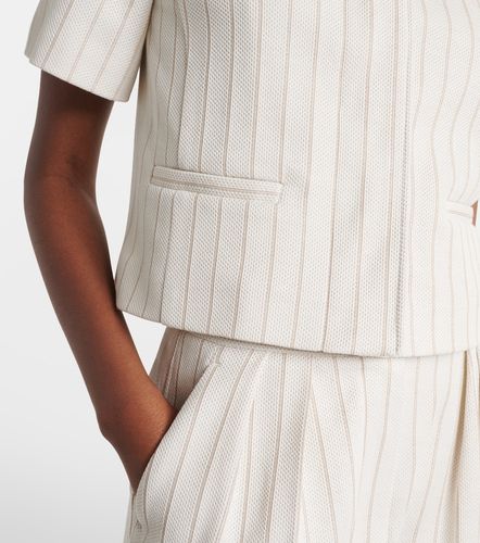 Max Mara Giacca in cotone a righe - Max Mara - Modalova