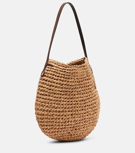 Bulb Small raffia bucket bag - JW Anderson - Modalova