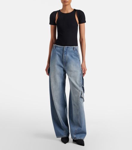 Alaïa Top in jersey a coste - Alaia - Modalova