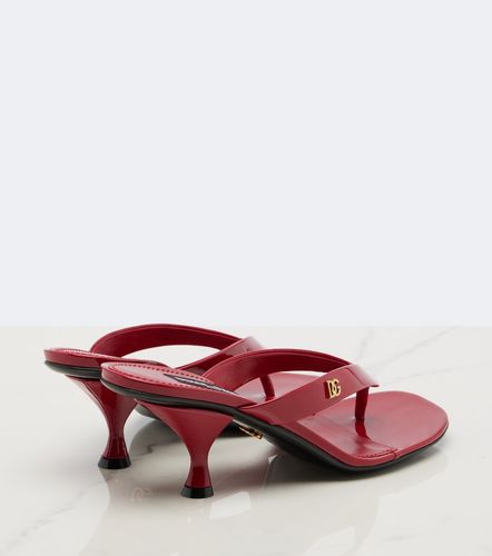 Sandali infradito DG in vernice - Dolce&Gabbana - Modalova