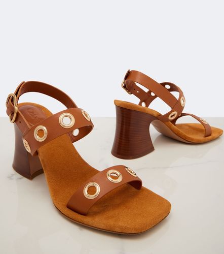 Chloé Verzierte Sandalen aus Leder - Chloe - Modalova