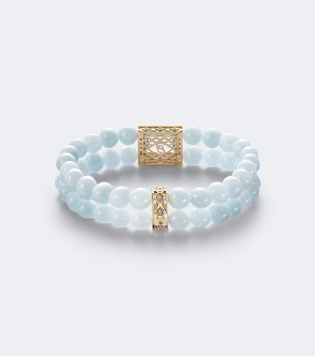 Bracciale Multi Spacers in oro 14kt con pietre preziose - Sydney Evan - Modalova