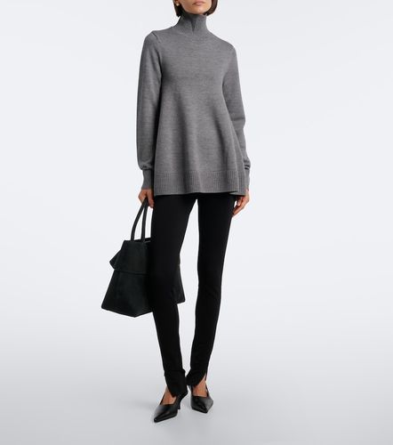 Pullover in lana a collo alto flared - Toteme - Modalova