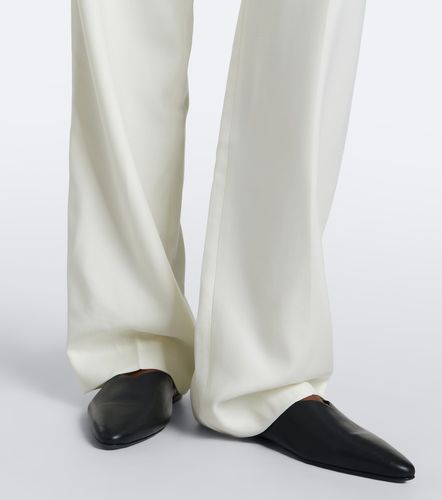 Albertine ruched virgin wool wide-leg pants - Tove - Modalova