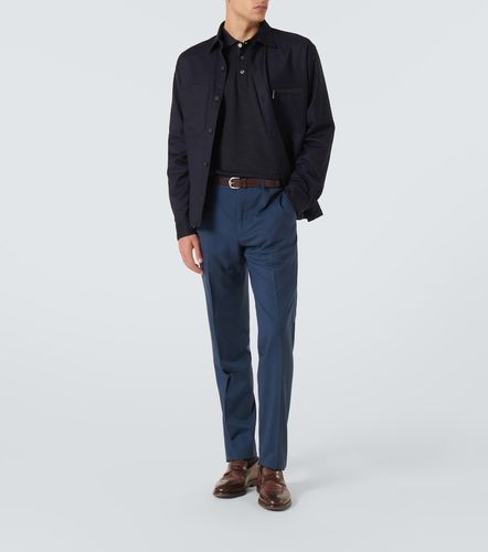 Zegna Polo in cotone e seta - Zegna - Modalova