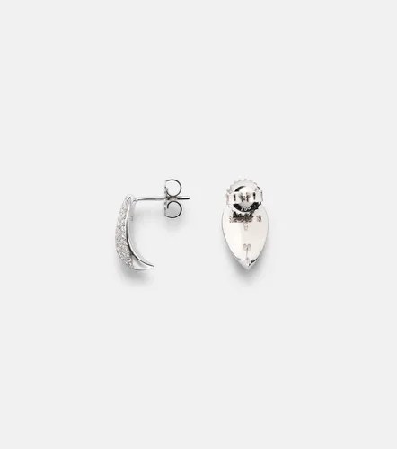 Kt white gold earrings with diamonds - Suzanne Kalan - Modalova