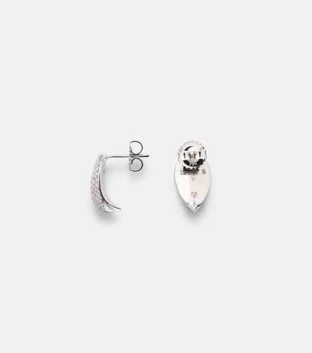 Pendientes de oro blanco de 18 ct con diamantes - Suzanne Kalan - Modalova
