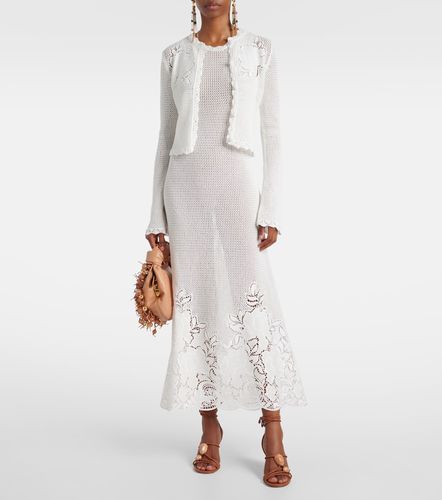Vestido largo calado de algodón - Erdem - Modalova