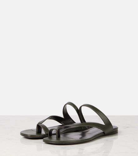 Khaite Aimee leather slides - Khaite - Modalova