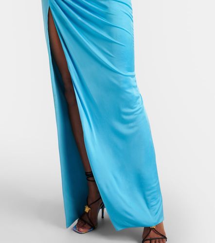 Versace Medusa draped gown - Versace - Modalova
