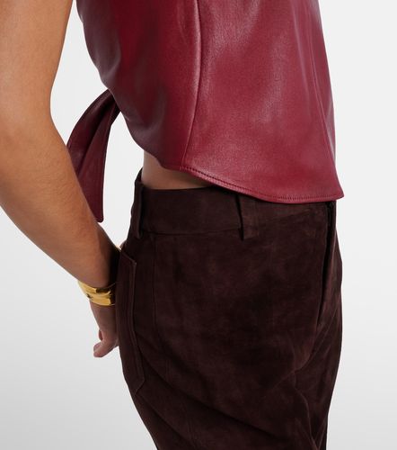 Stouls Rosie open-back leather top - Stouls - Modalova