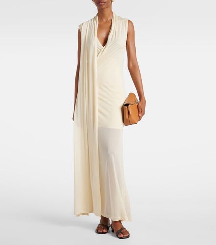 Vestido envolvente de jersey drapeado - Toteme - Modalova