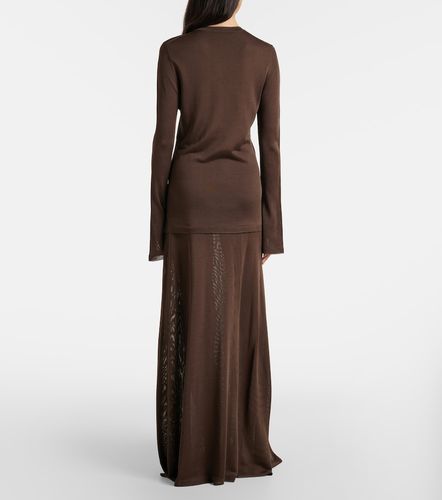 Tom Ford Gonna lunga in mesh - Tom Ford - Modalova