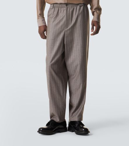 Pinstripe virgin wool suit - Giorgio Armani - Modalova