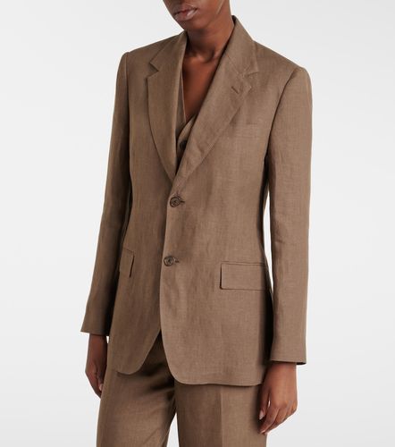 Marcy linen blazer - Ralph Lauren Collection - Modalova