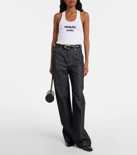 Printed cotton-blend tank top - Stella McCartney - Modalova