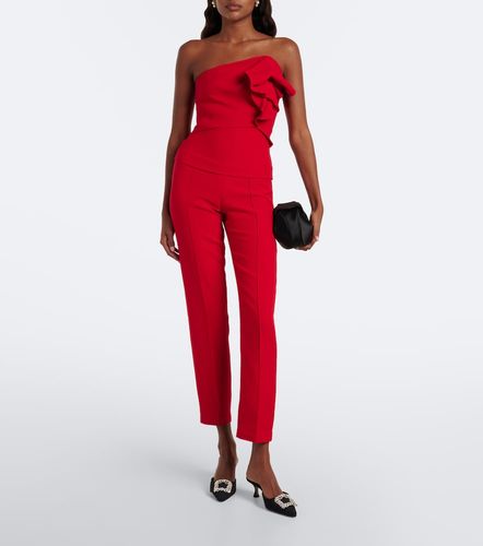 Ruffled wool and silk cady corset - Roland Mouret - Modalova