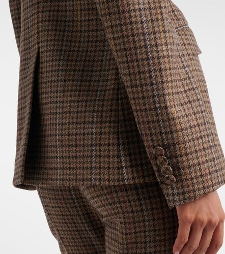 Blazer Leiva in lana e seta pied-de-poule - Gabriela Hearst - Modalova