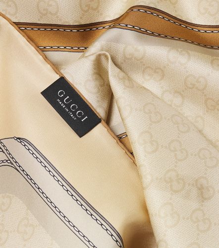 Gucci GG printed silk twill scarf - Gucci - Modalova